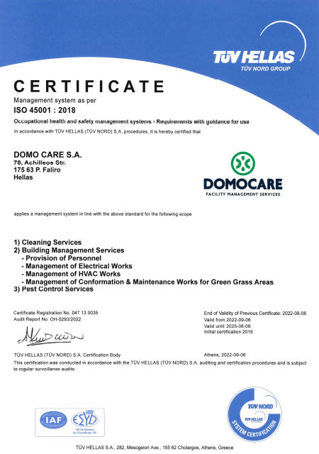 FACILITY SERVICES COMPANIES CERTIFICATES 003